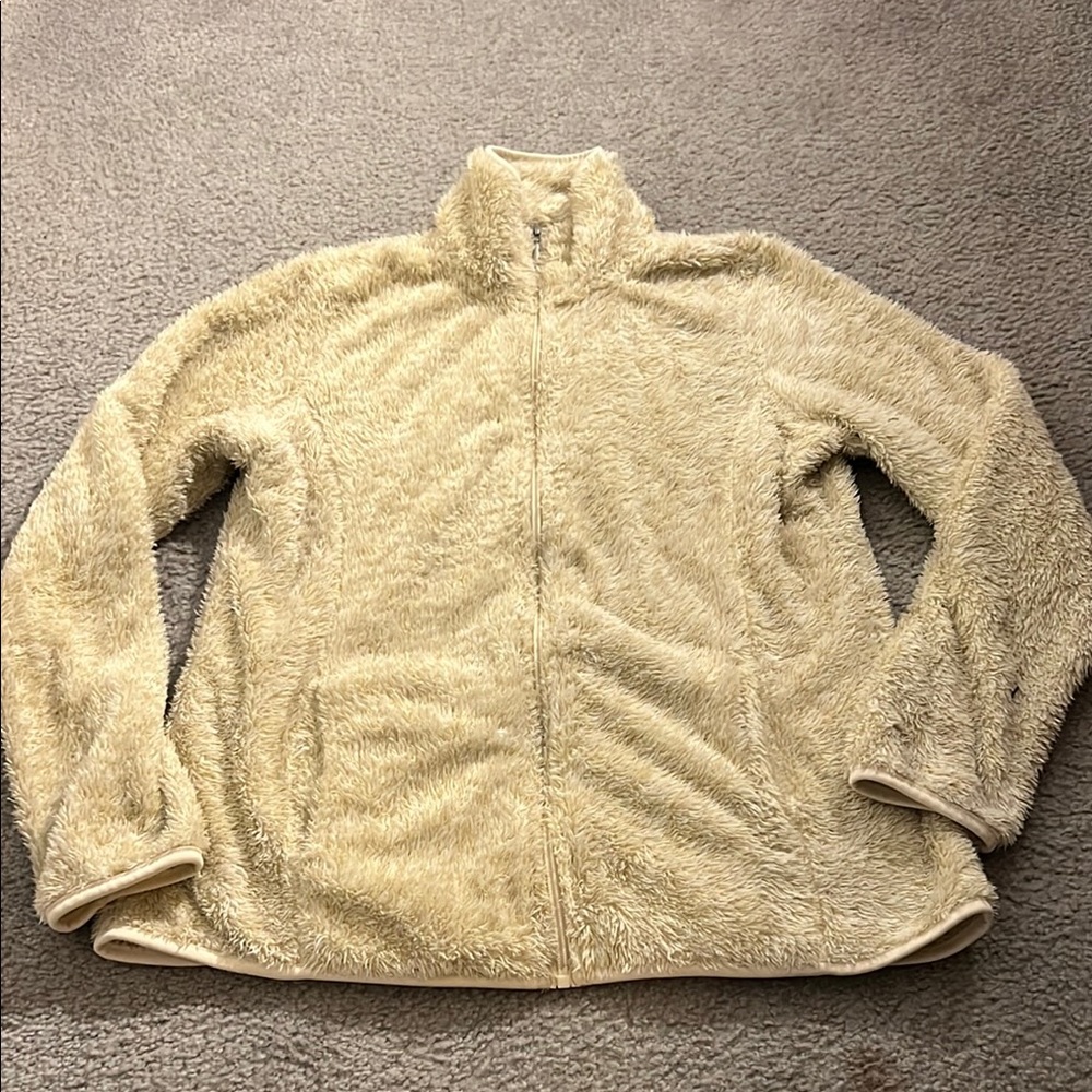 Cozy Beige Fleece Jacket